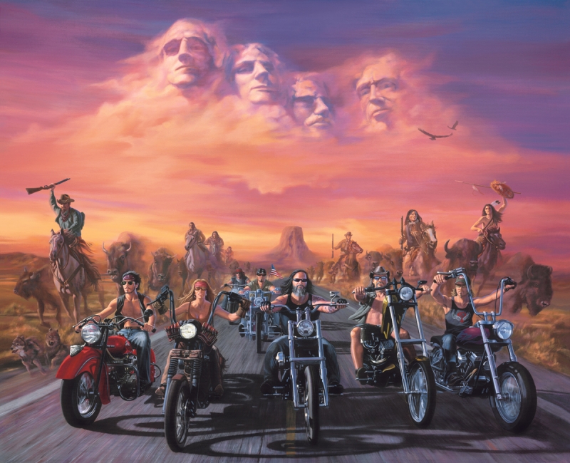to Sturgis " Limited Editions All Artwork Michael Knepper Rally Fine Art