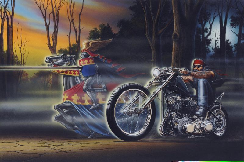 motorcycle artwork wallpaper